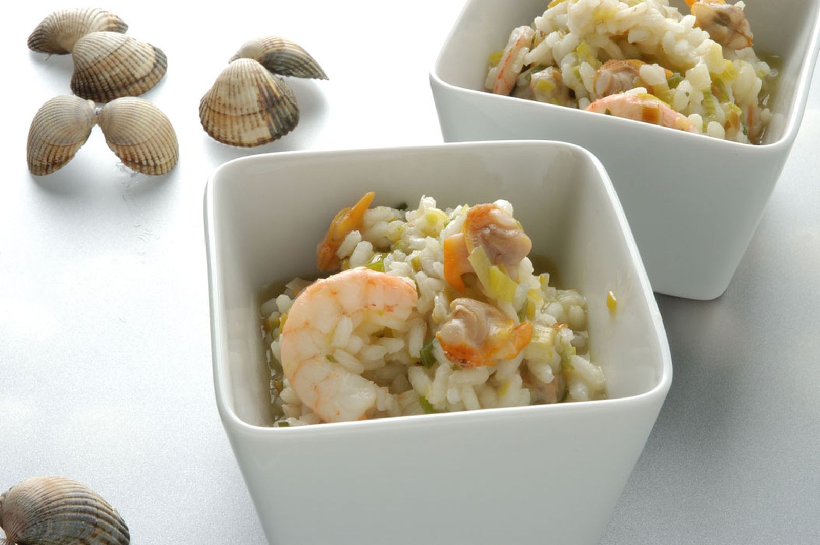 Arroz caldoso con berberechos