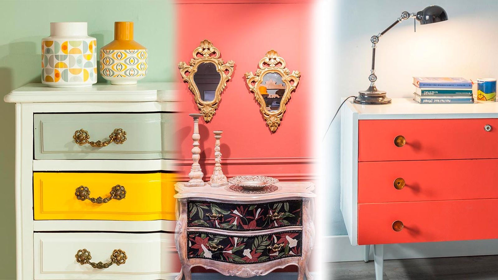 comodas vintage recicladas