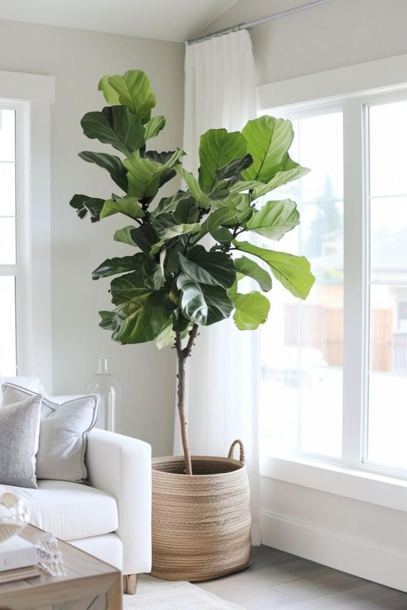 Planta grande para decorar el salón.