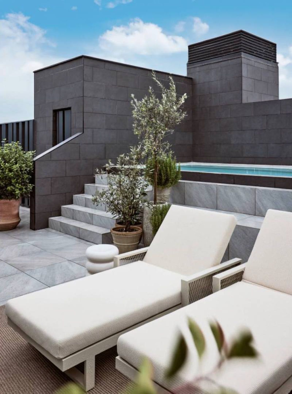 La terraza de la casa de Tamara Falcó.