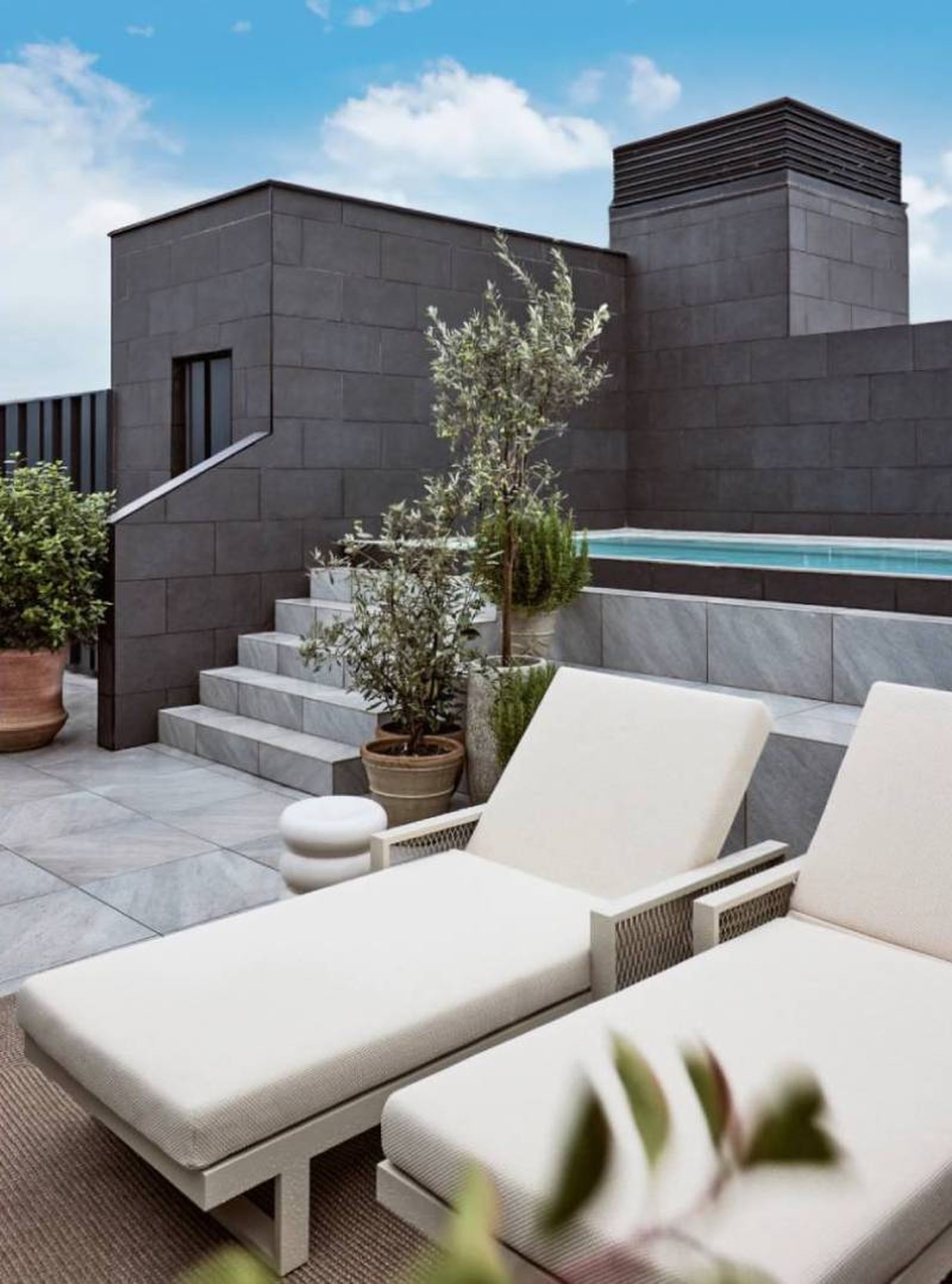La terraza de la casa de Tamara Falcó.