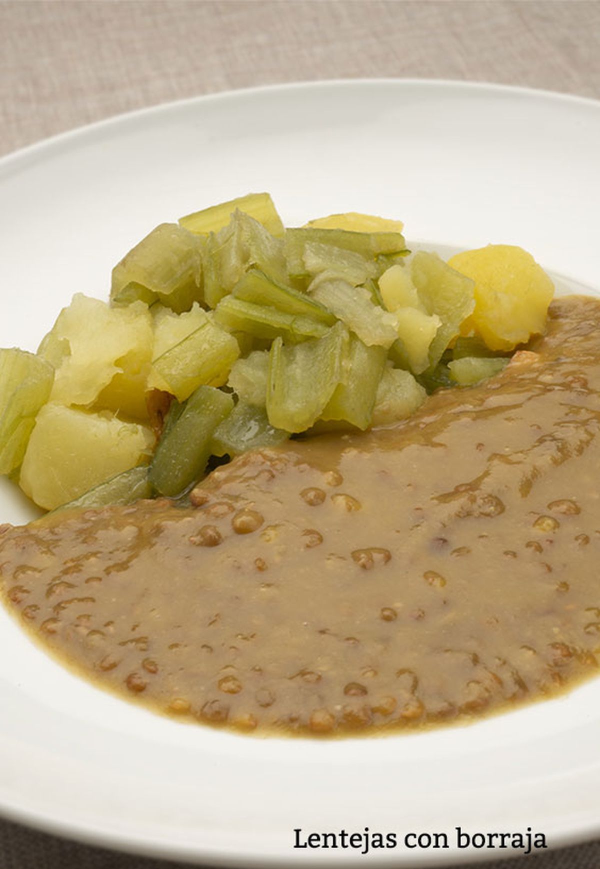 lentejas con borraja v