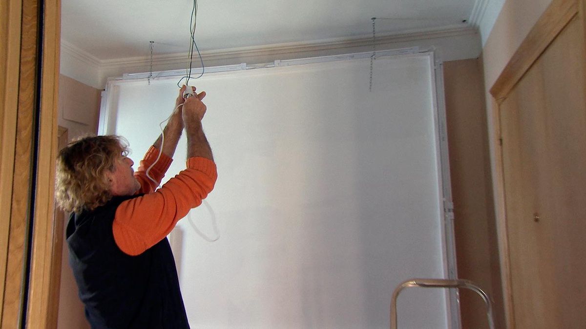 Iluminación en falso techo paso 16