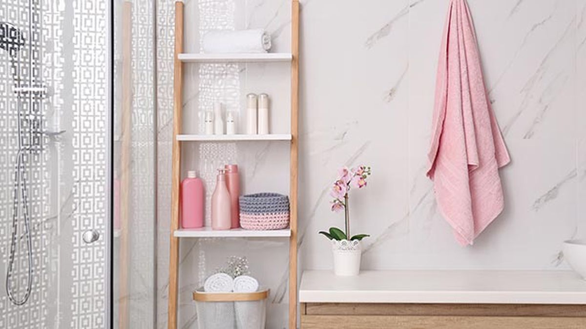 bano rosa complementos