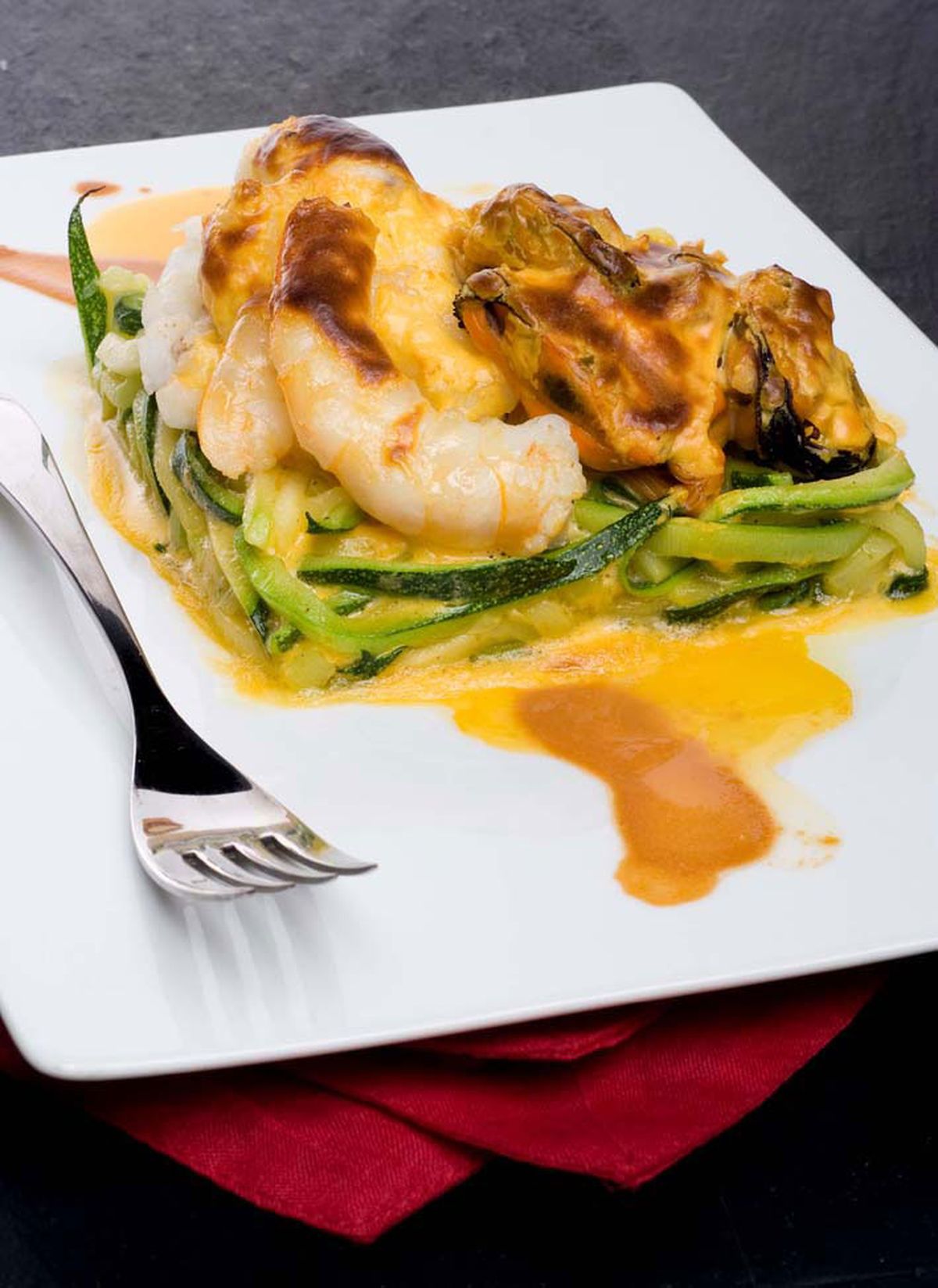 Gratinado de marisco