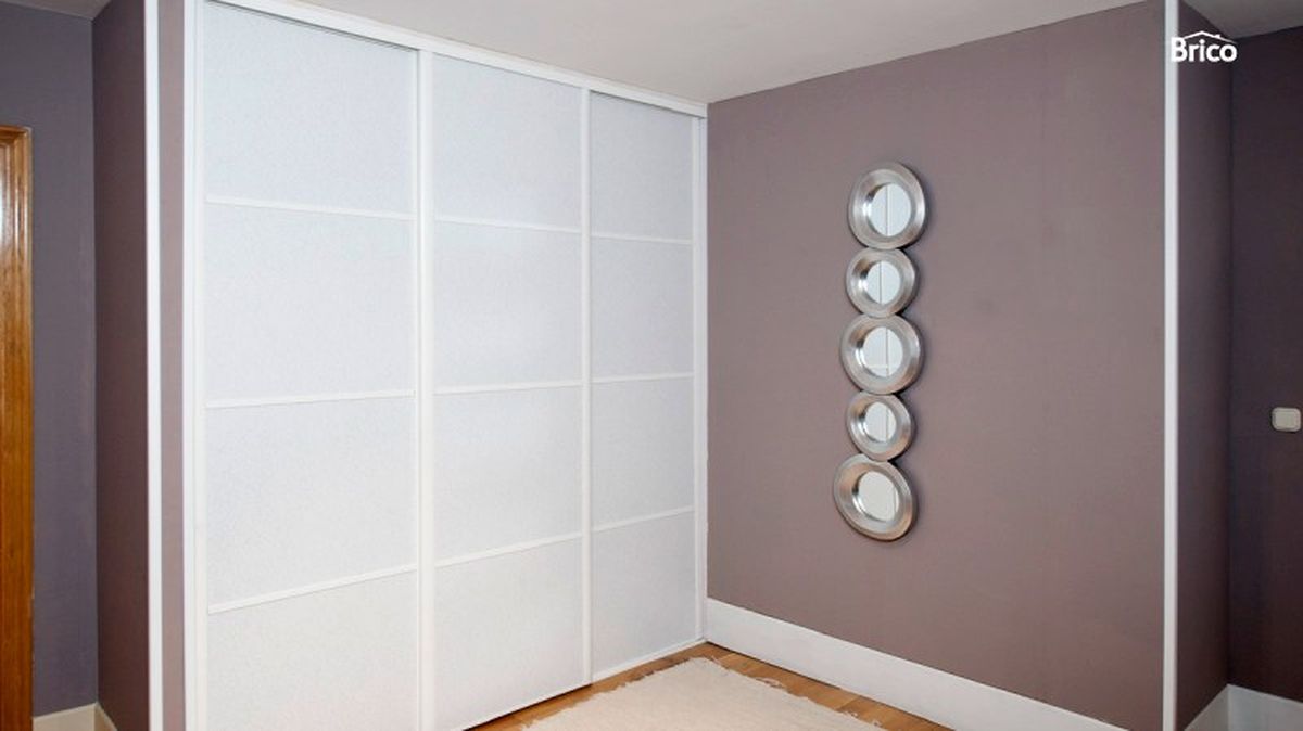 Resultado final de hacer puertas correderas para armario