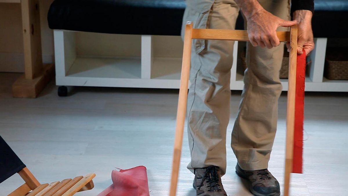 Reparar silla de playa paso 1