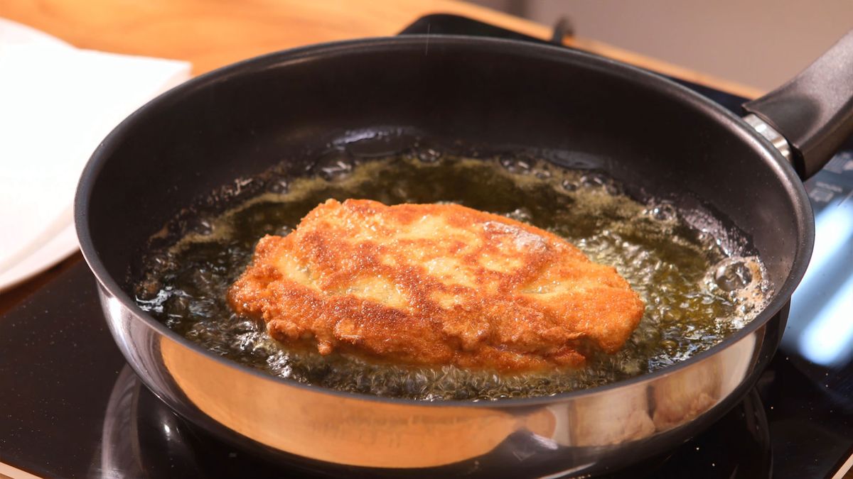 San Jacobos de pavo, jamón y queso   Paso 3