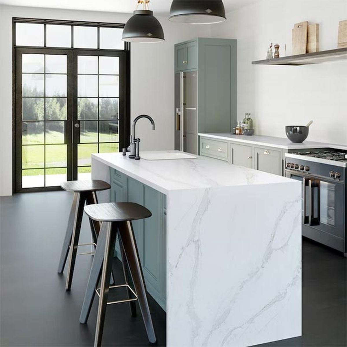 cocina silestone et calacatta