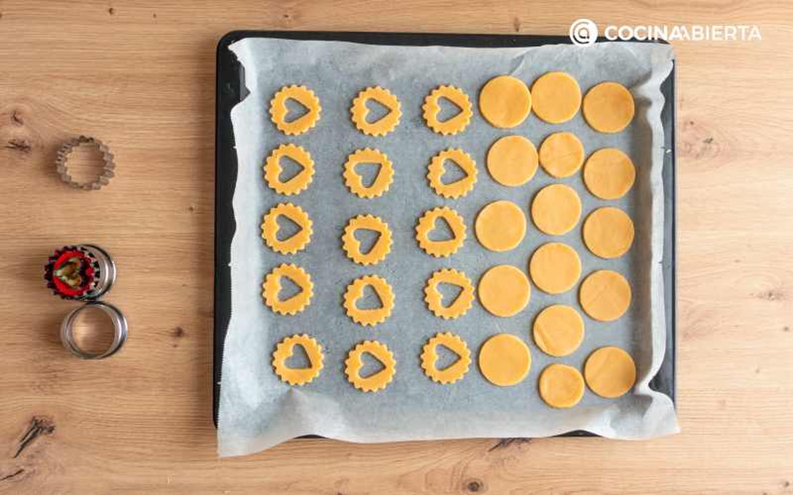 Corta las galletas