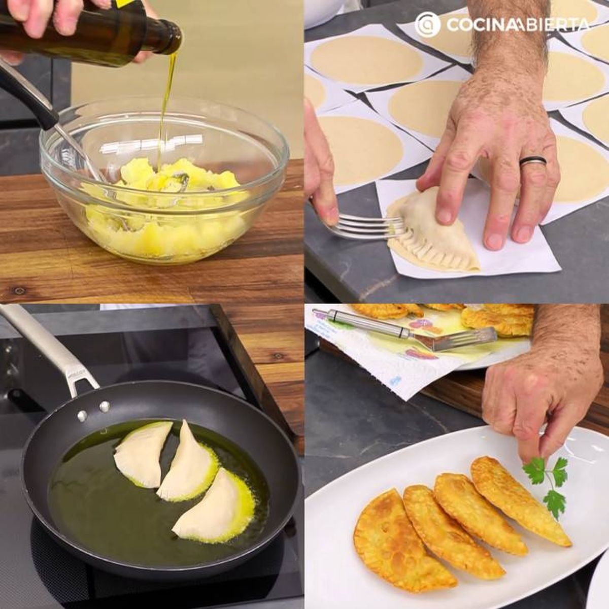 empanadillas de patata receta pasos