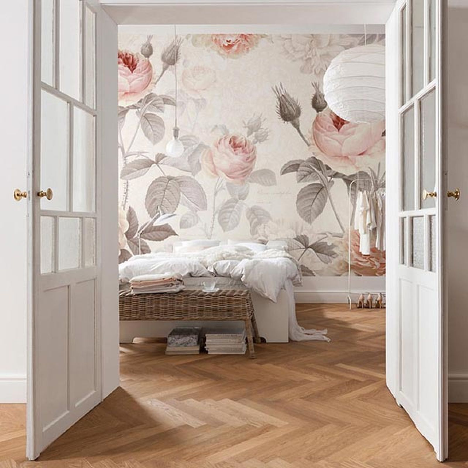 Ideas para renovar el dormitorio con papel pintado 10