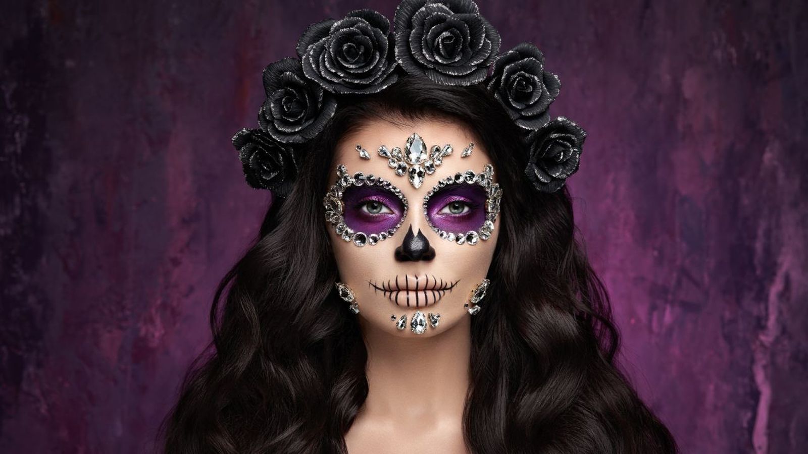 Maquillaje de Halloween para mujer de La Catrina