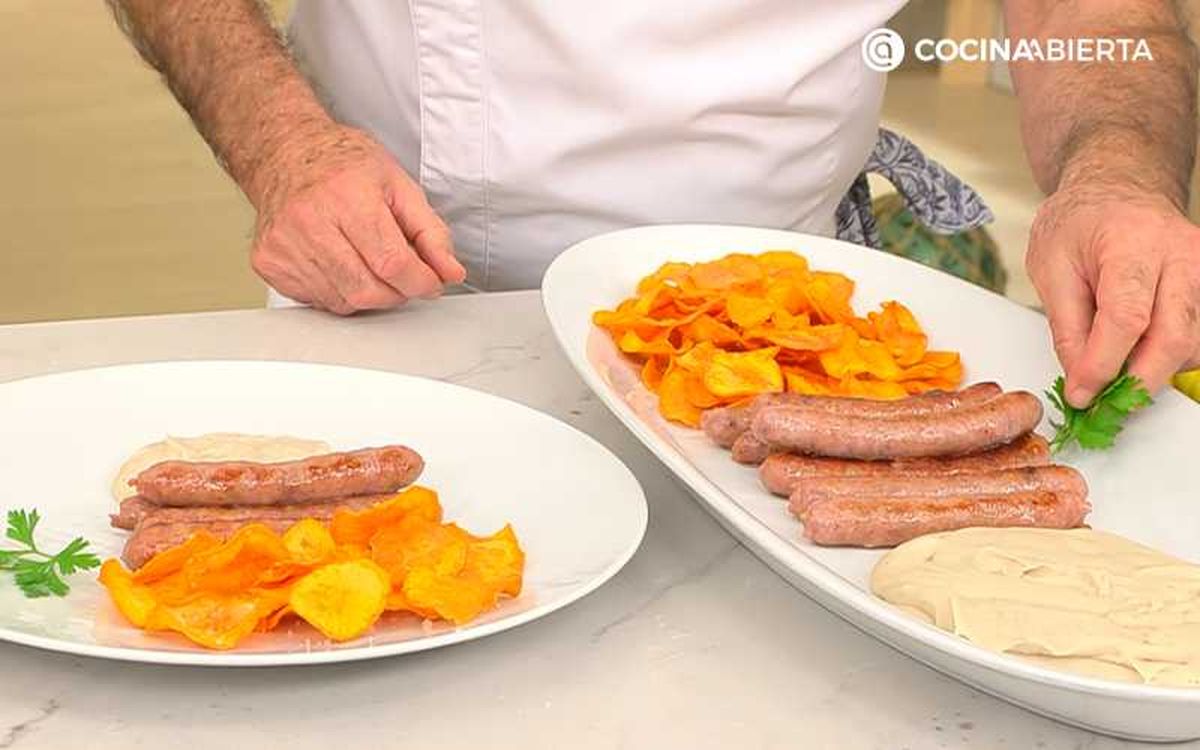 Decora con una hoja de perejil