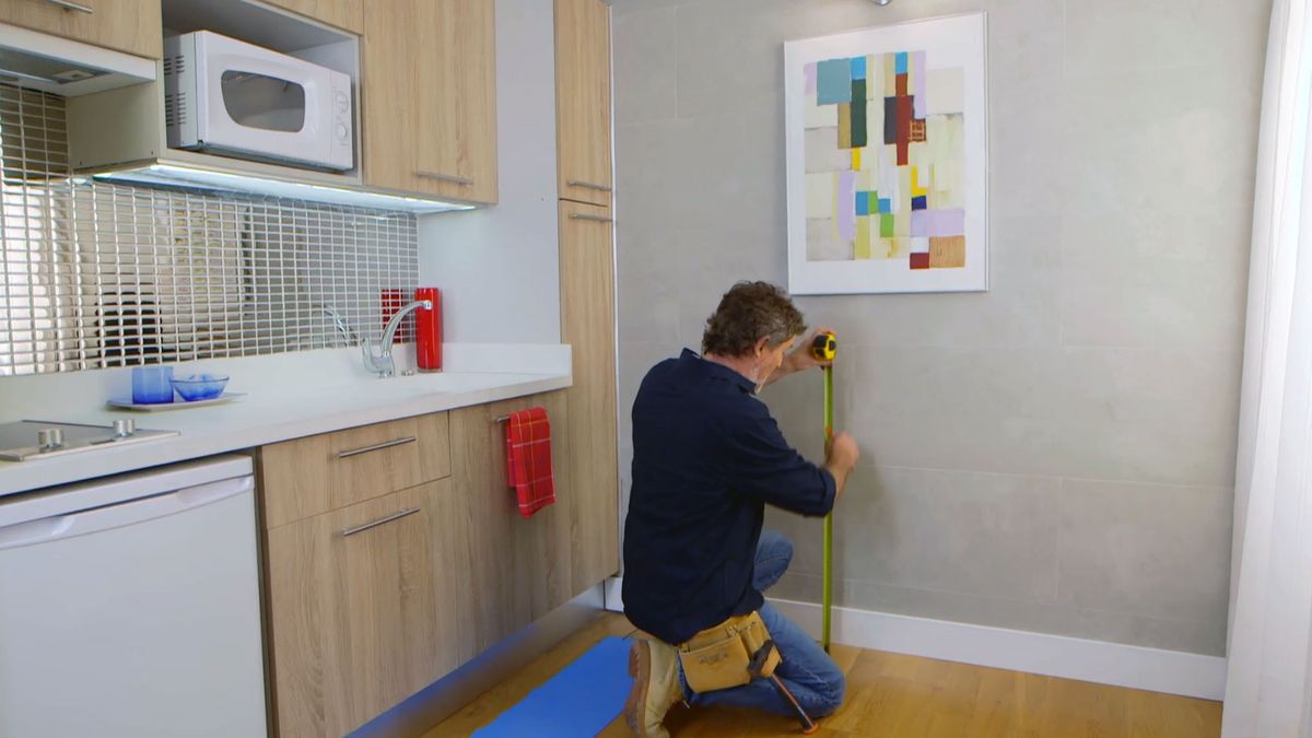 Cómo hacer una mesa redonda abatible paso 1