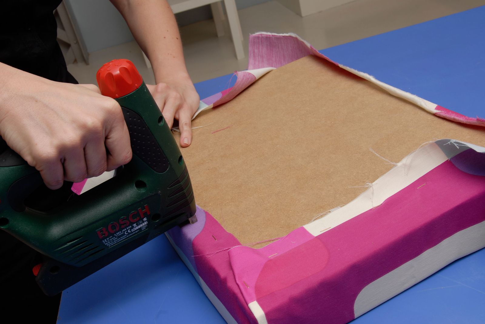 Paso a paso para hacer una banqueta tapizada paso 2