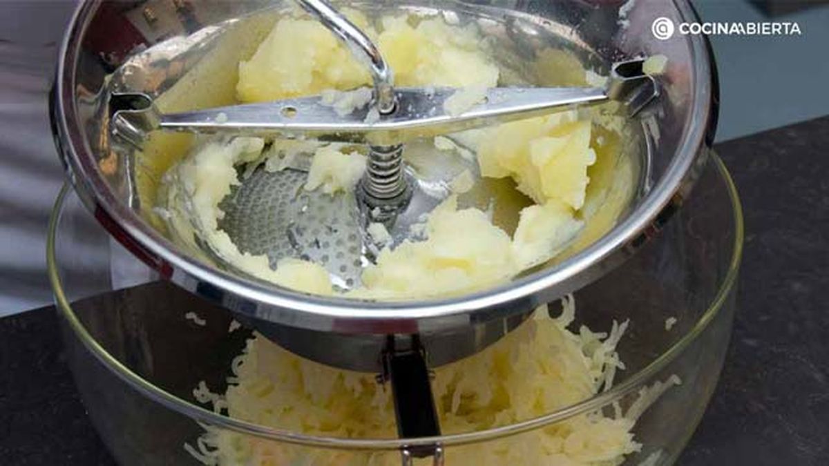 Faneca frita con puré de patatas especial 2