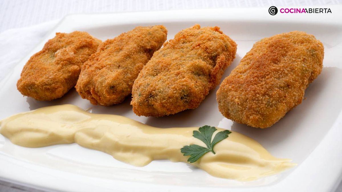 Receta de nuggets de garbanzos con mahonesa de mostaza