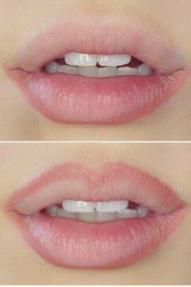 delinear labios grandes