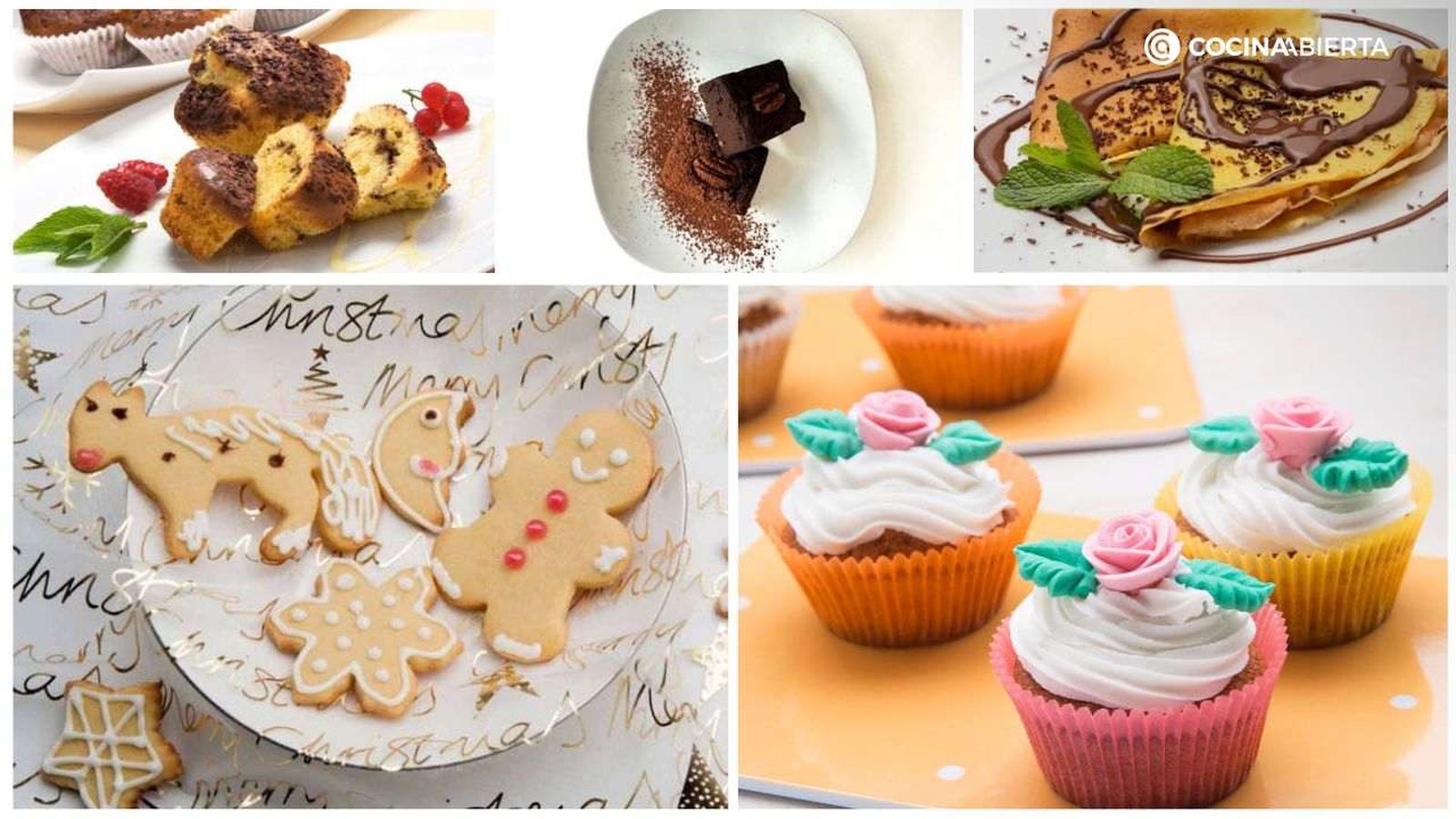 Apunta estas sencillas recetas para disfrutar de una deliciosa y divertida merienda navideña