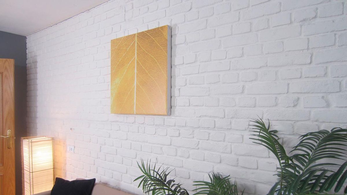 Cubrir pared con piedra artificial decorativa