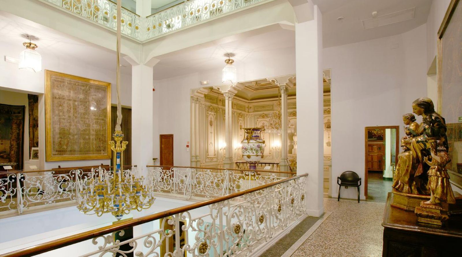 Vestíbulo del museo.