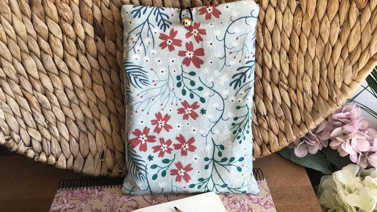 Funda de tela para libros.