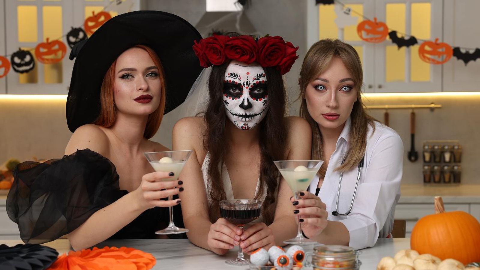 Los disfraces improvisados con complementos son perfectos para Halloween