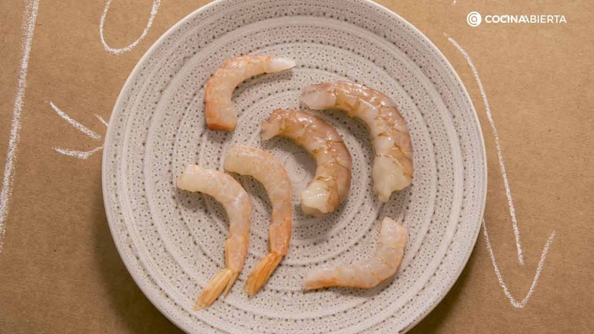 Como pelar gambas y langostinos