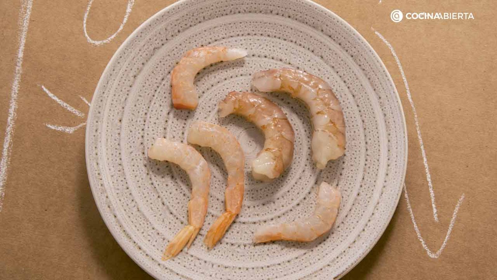 Como pelar gambas y langostinos