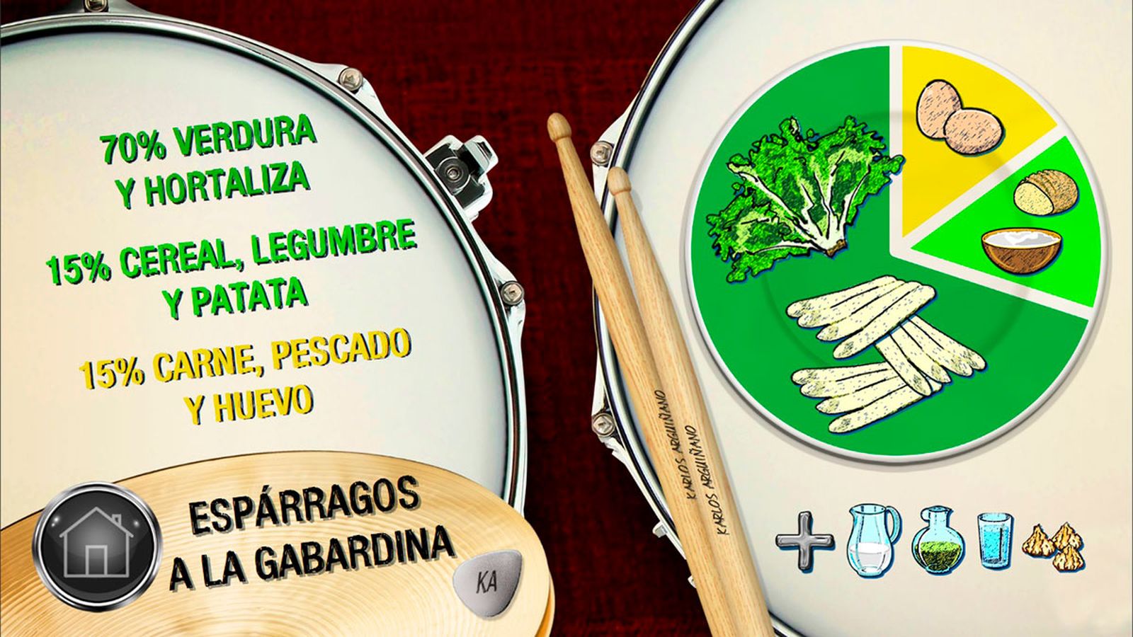 esparragos gabardina plato