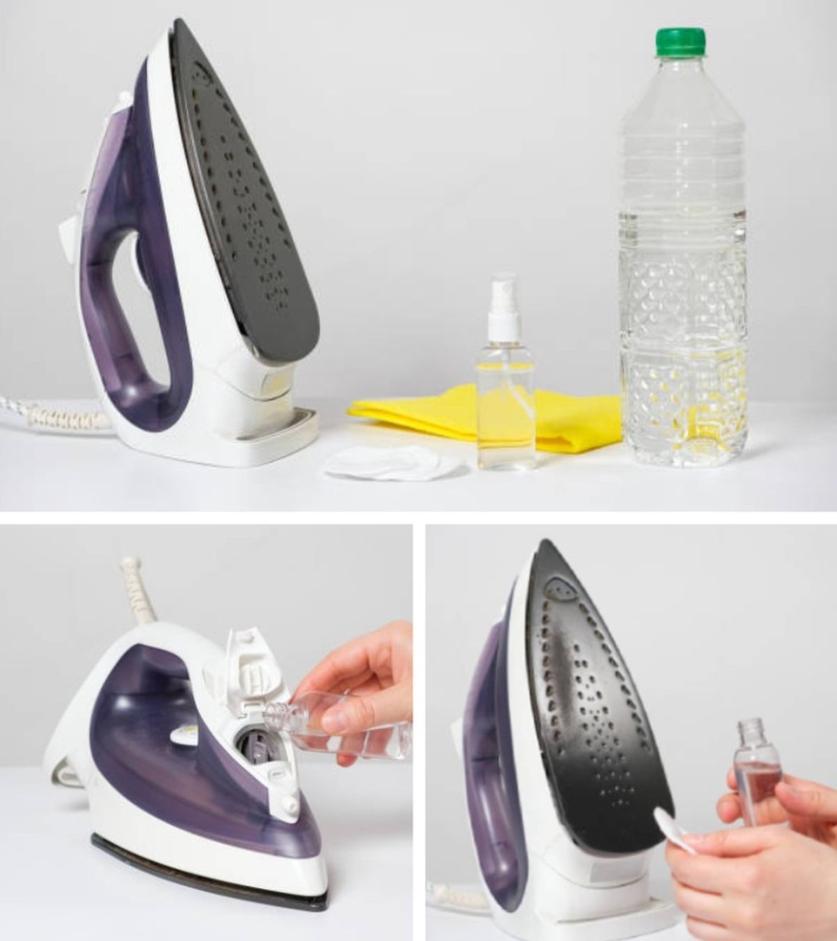 como limpiar plancha de vapor