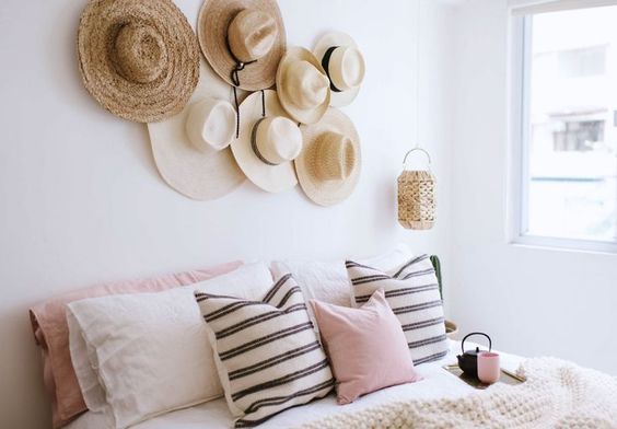 dormitorio marinero sombreros