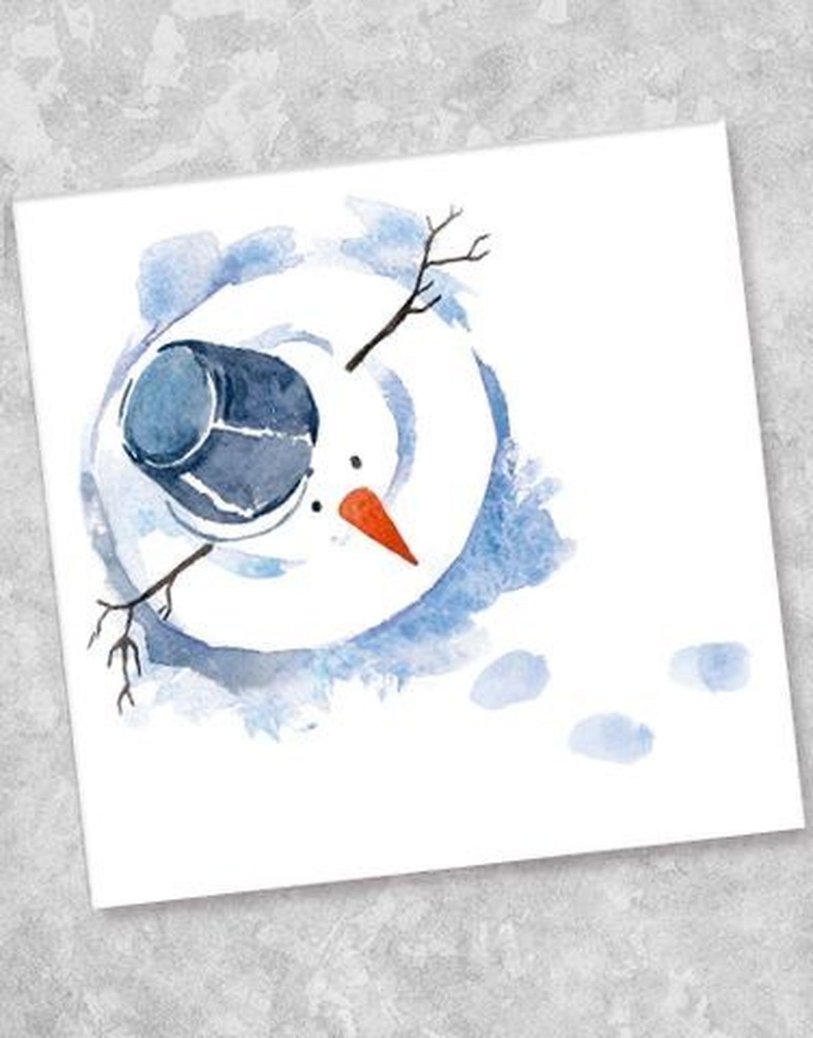 dibujo navidad acuarela 1