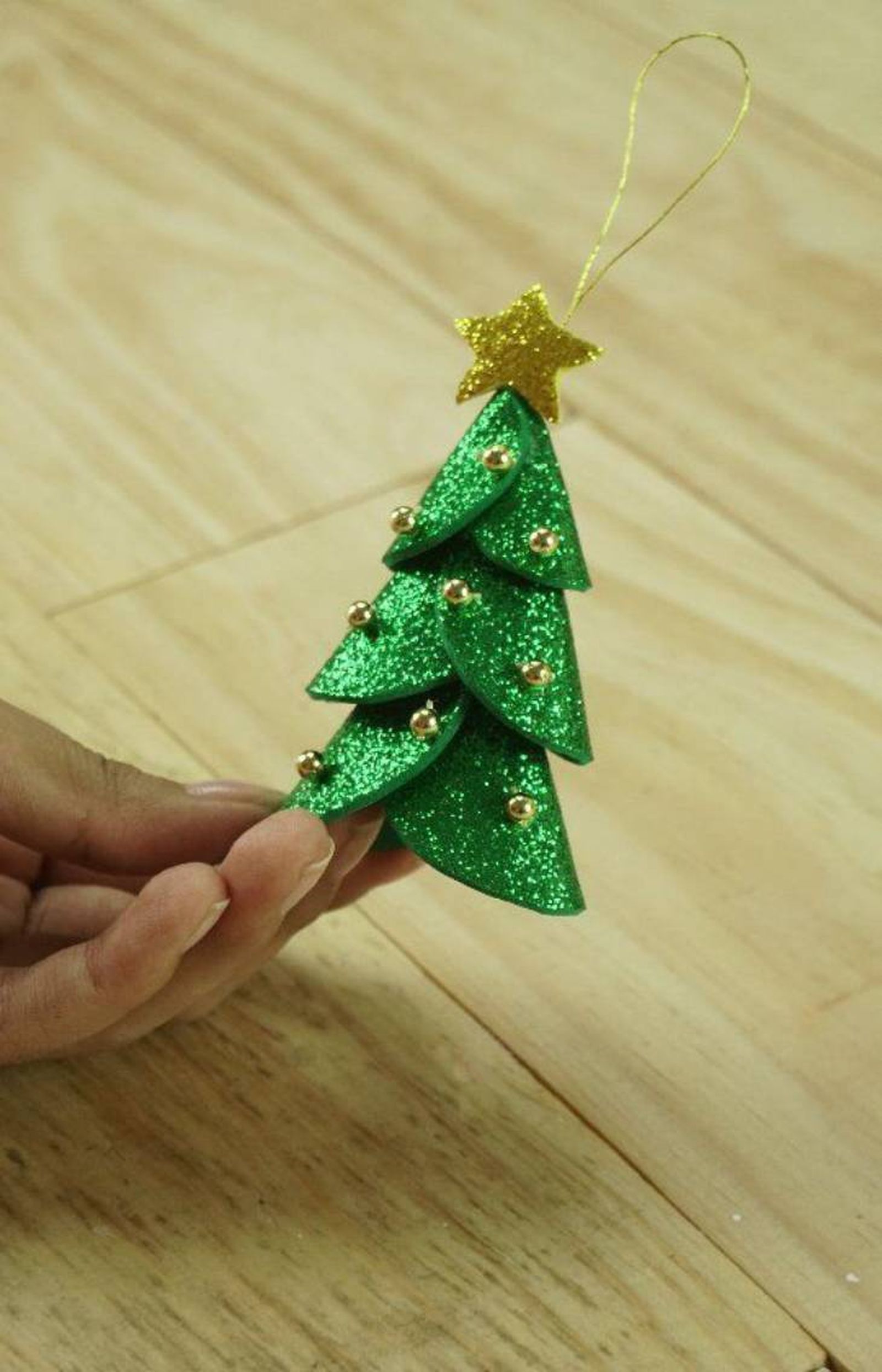adorno arbol navidad goma eva pinterest