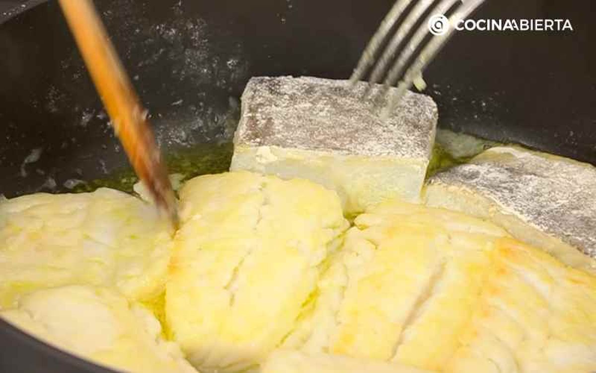 Dora los lomos de bacalao