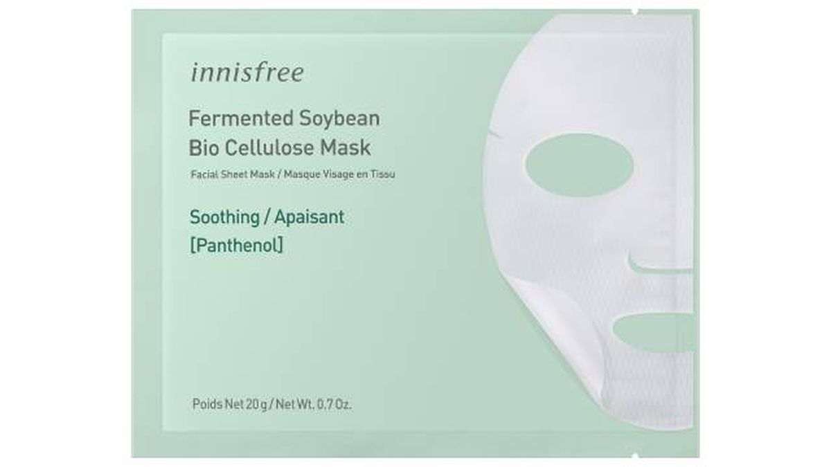 mascarilla de soja fermentada bio celulosa pantenol