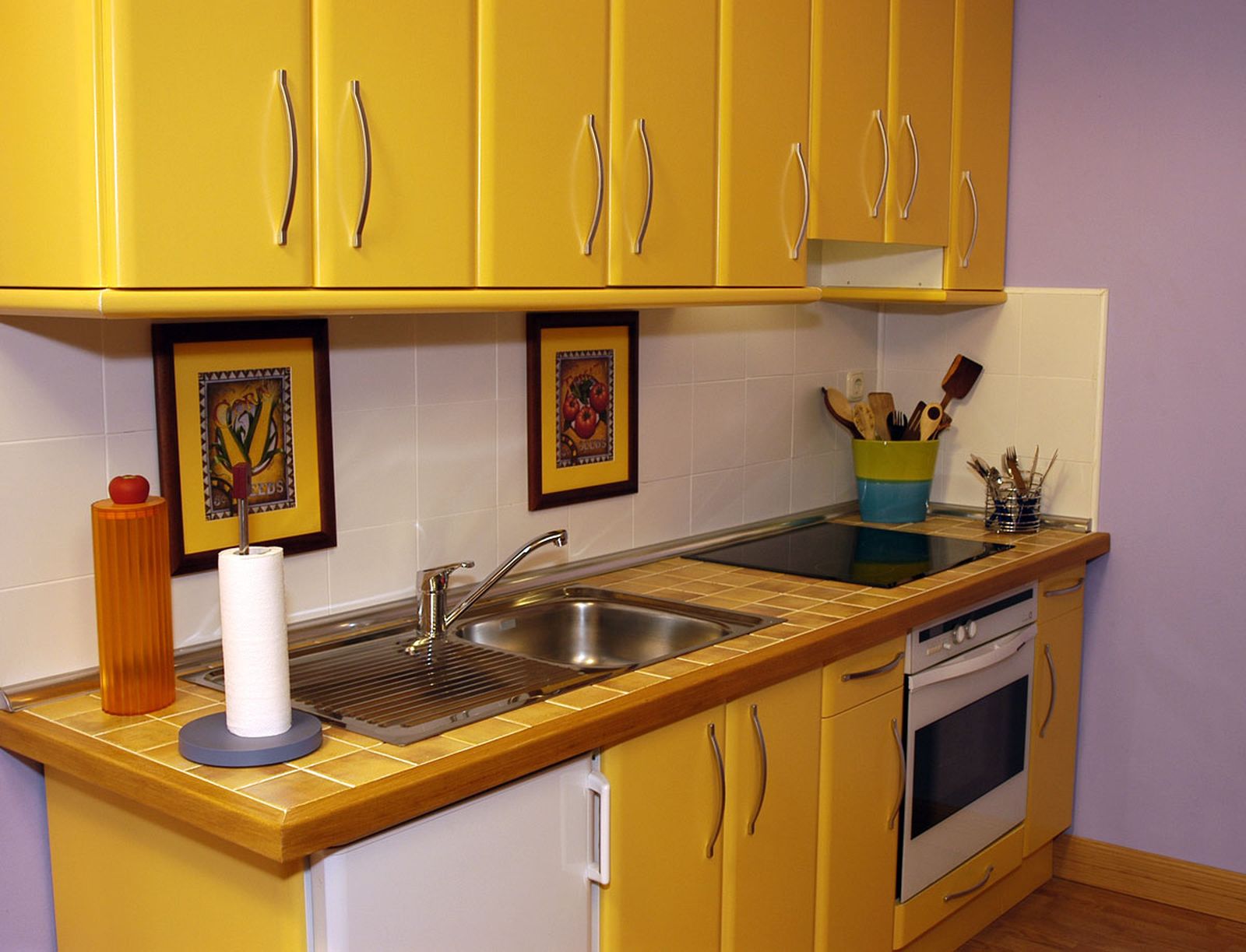 Encimera de cocina alicatada