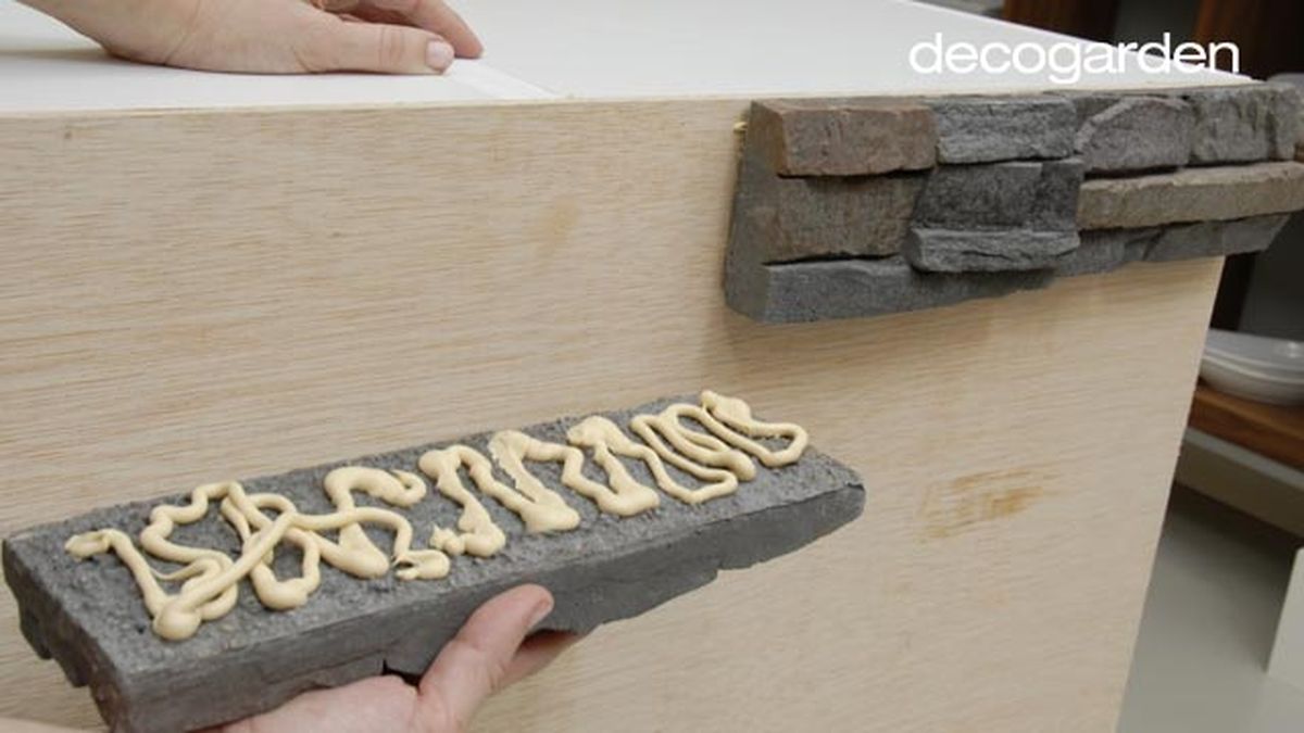 Barra de cocina americana paso 8