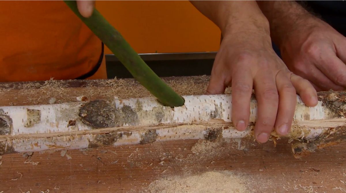 Soporte para guirnalda de luces paso 3