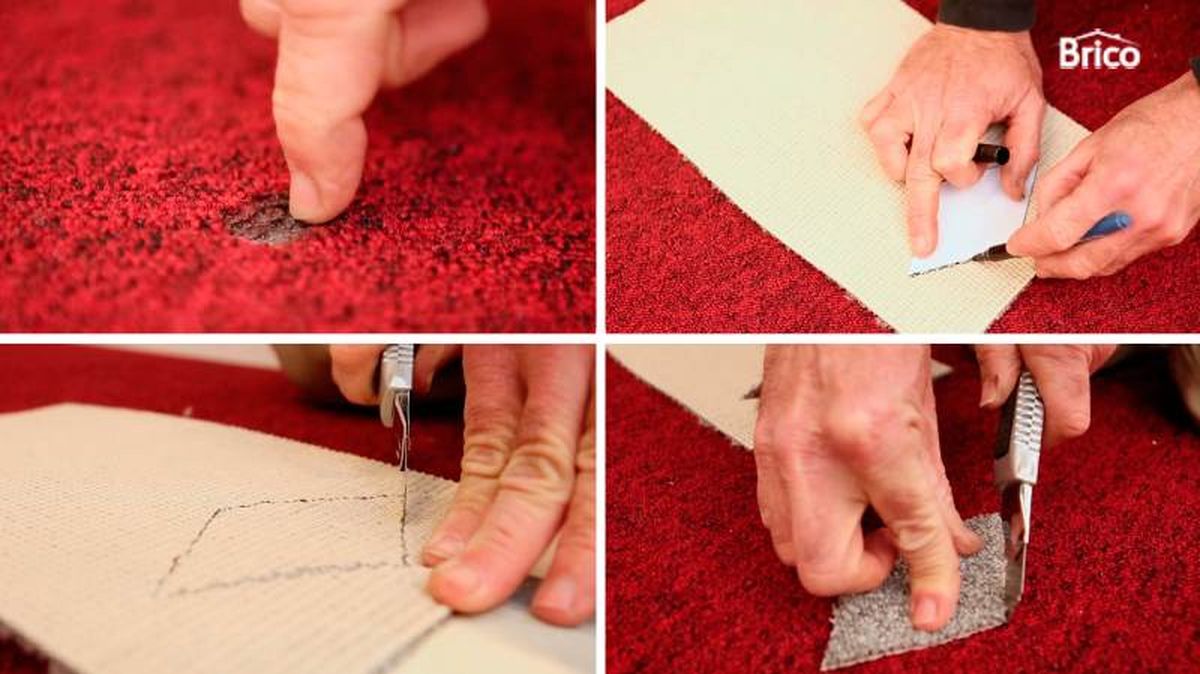 Pasos para arreglar una moqueta