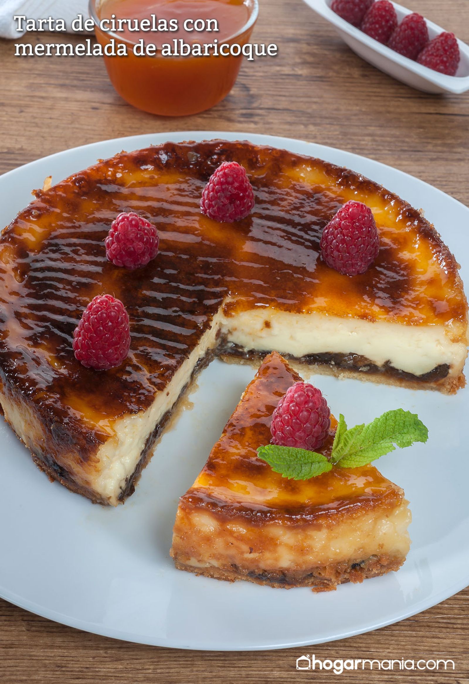 Tarta de ciruelas de Joseba Arguiñano vertical