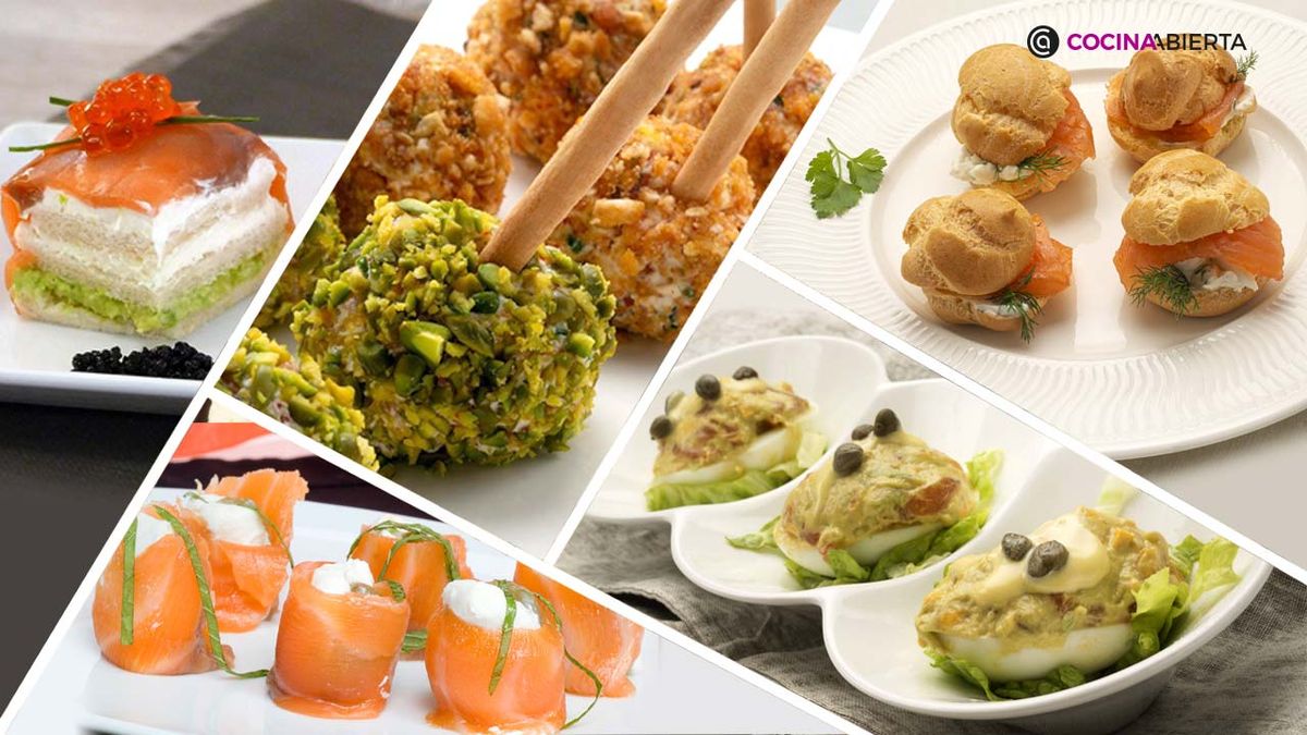 canapes para nochevieja