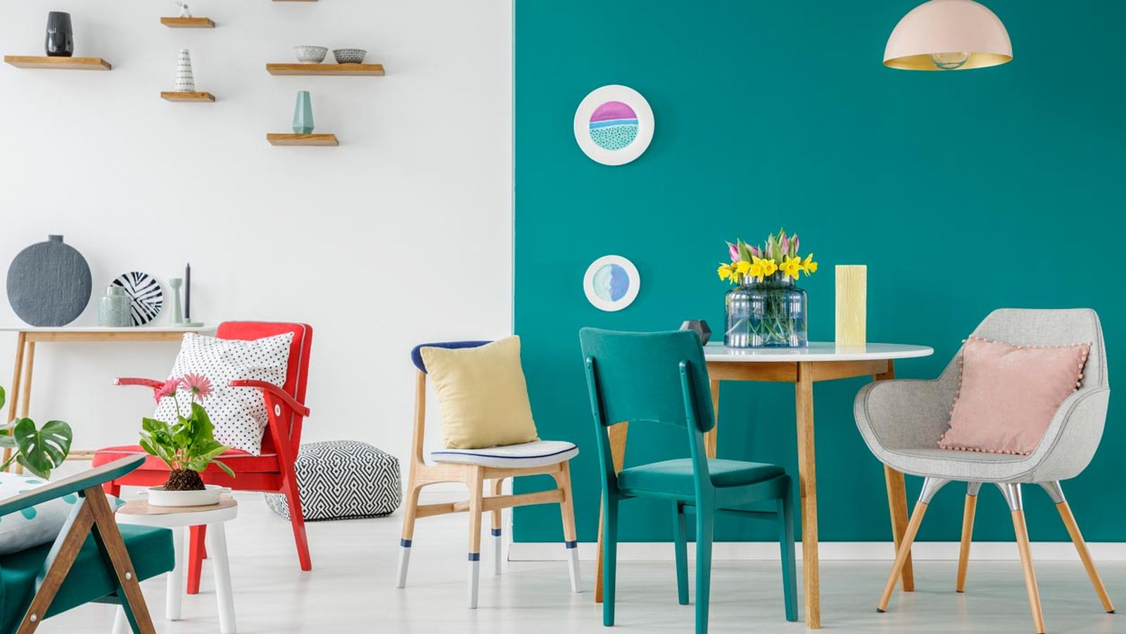 decoracion color block