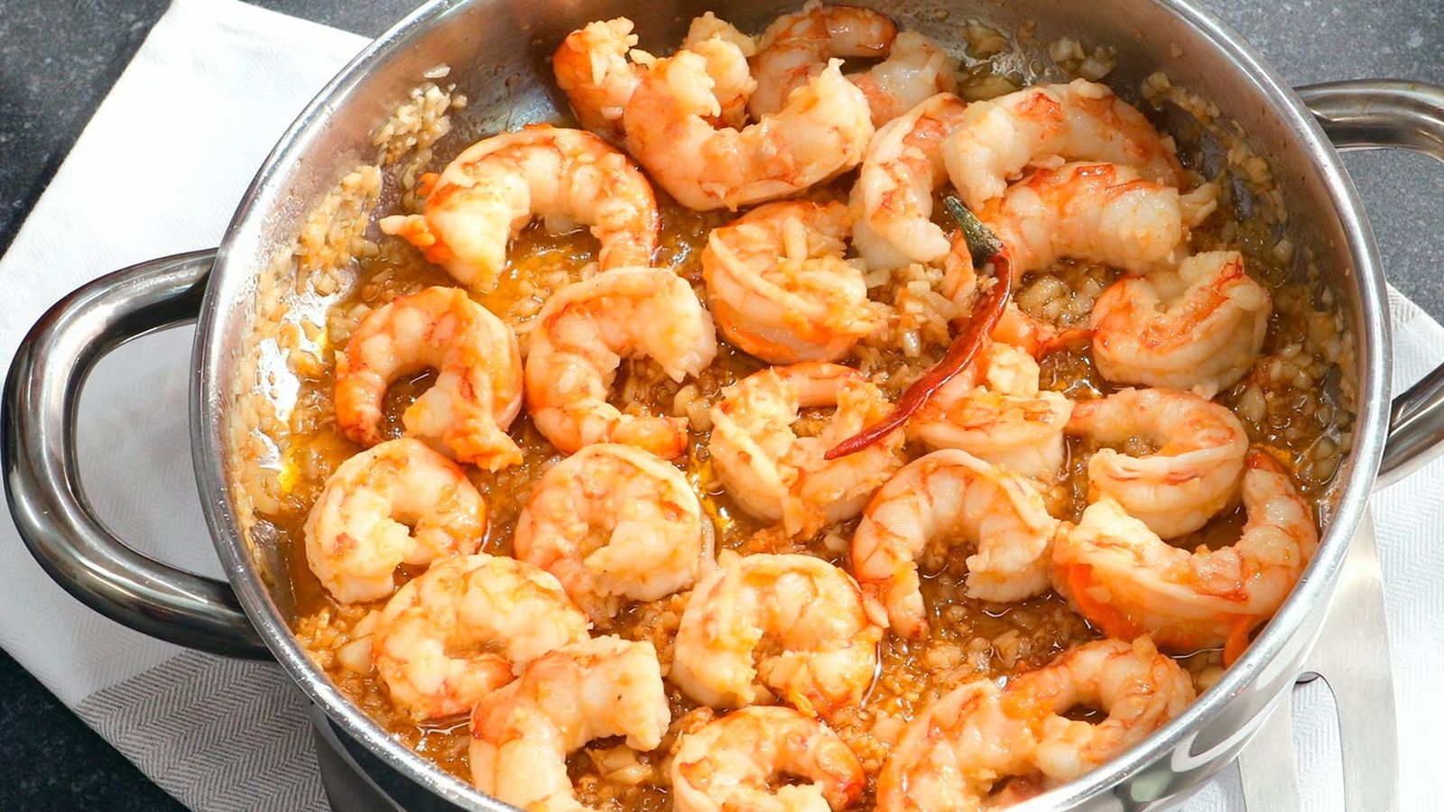Gambas al ajillo