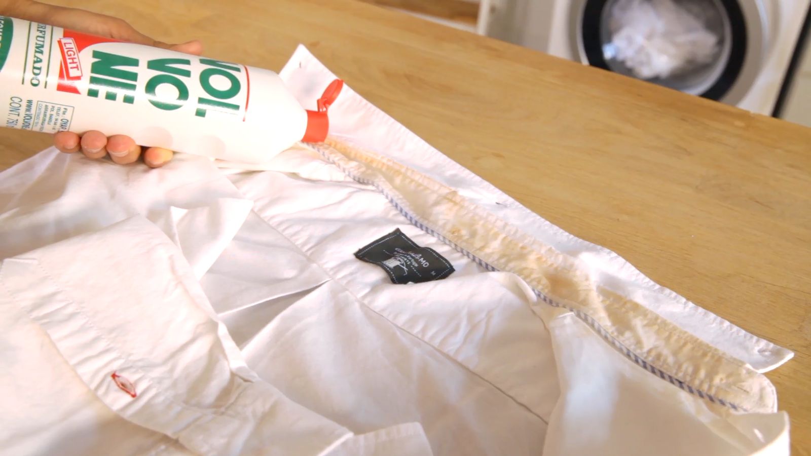 10 como lavar cuellos punos camisas volvone light paso 2