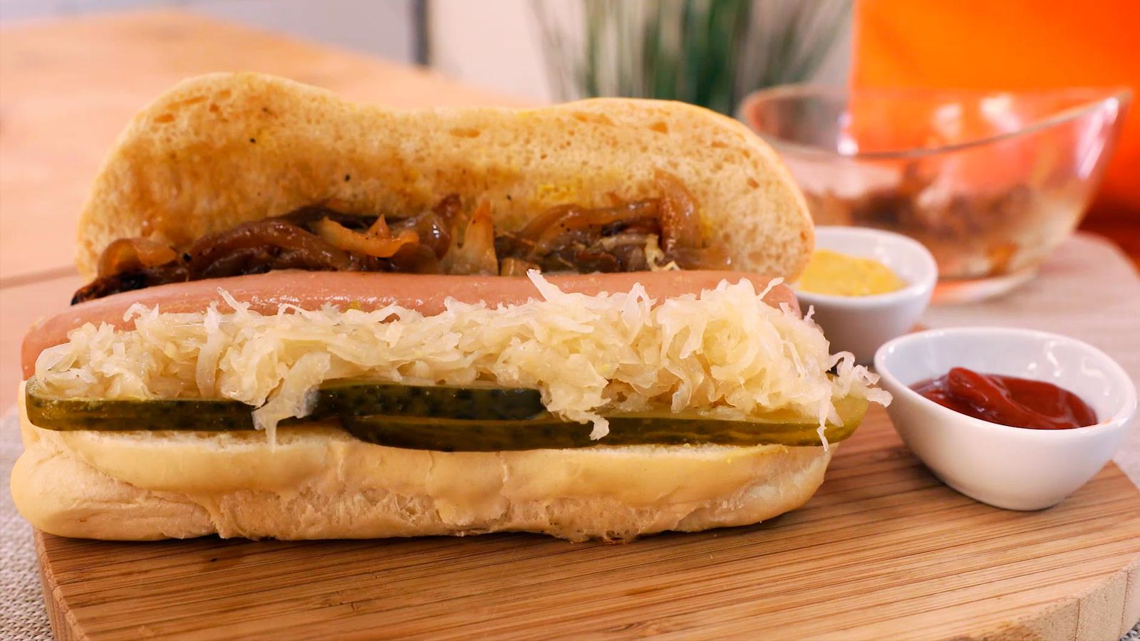 Receta de hot dog estilo alemán