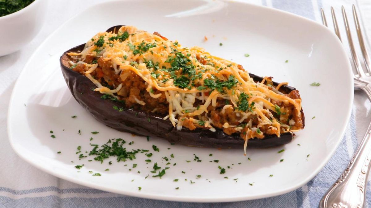 Berenjenas rellenas de carne