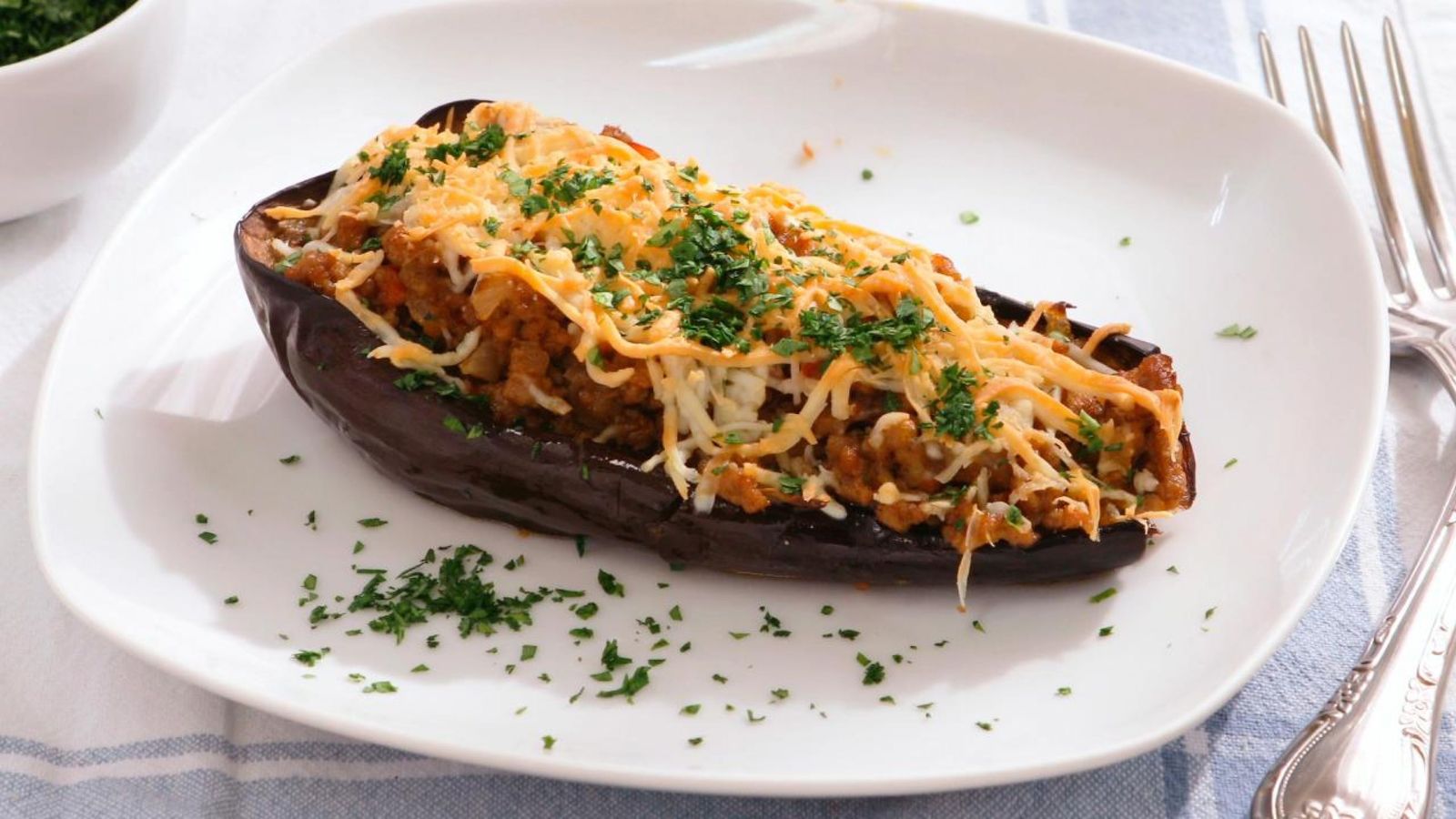 Berenjenas rellenas de carne