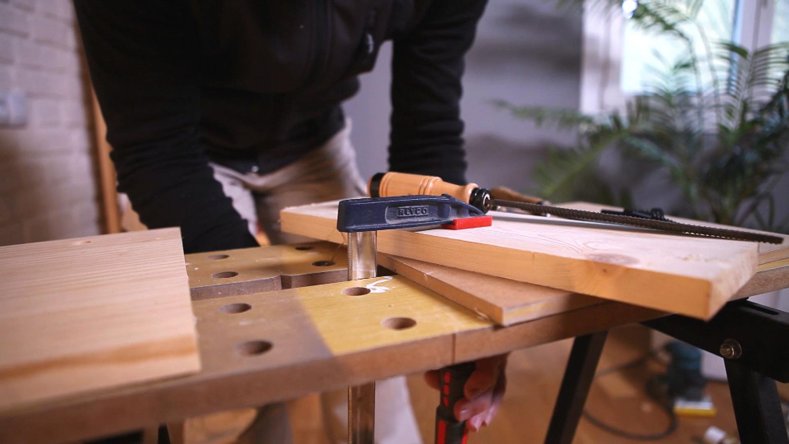 Escofinas para perfilar madera paso 6